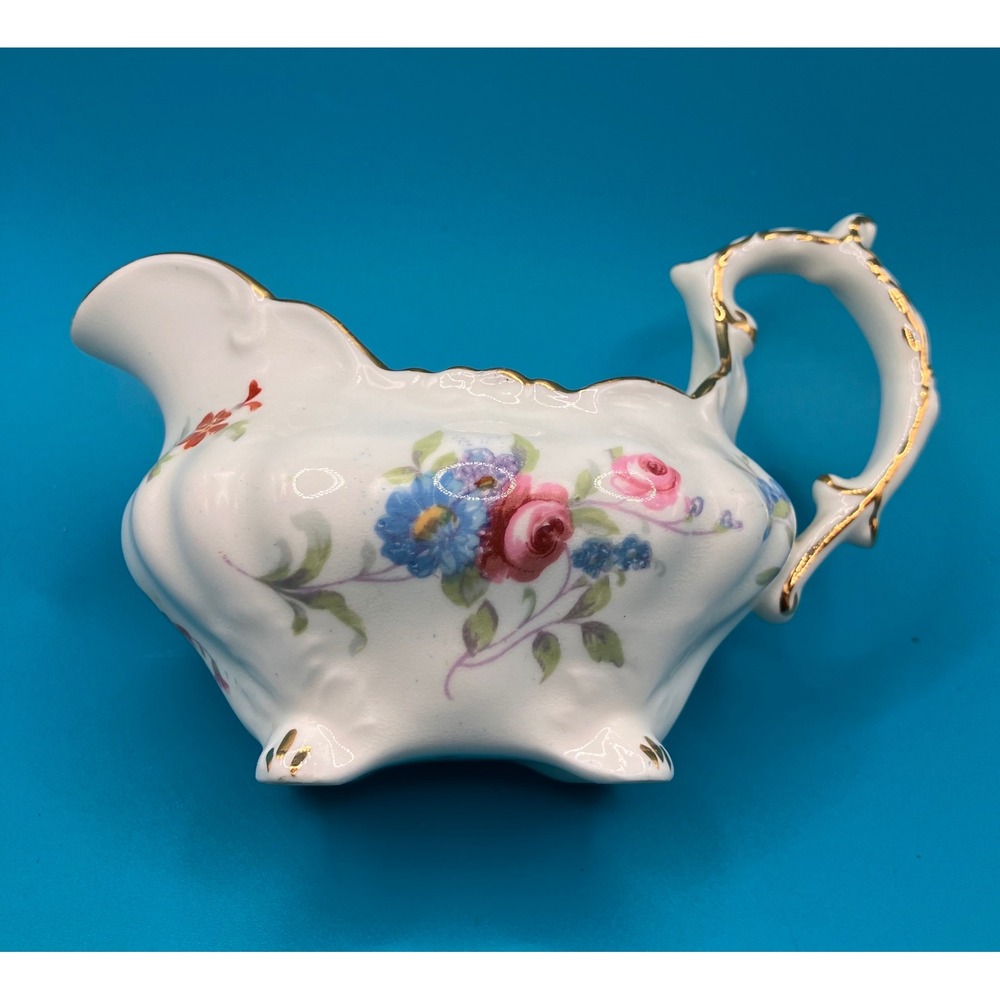 Hammersley Creamer Pitcher Floral England 6072 Bone China Replacement Piece